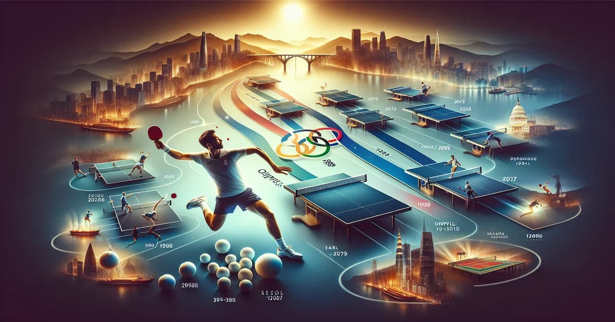Le Tennis de Table aux Jeux Olympiques : Histoire et Palmarès