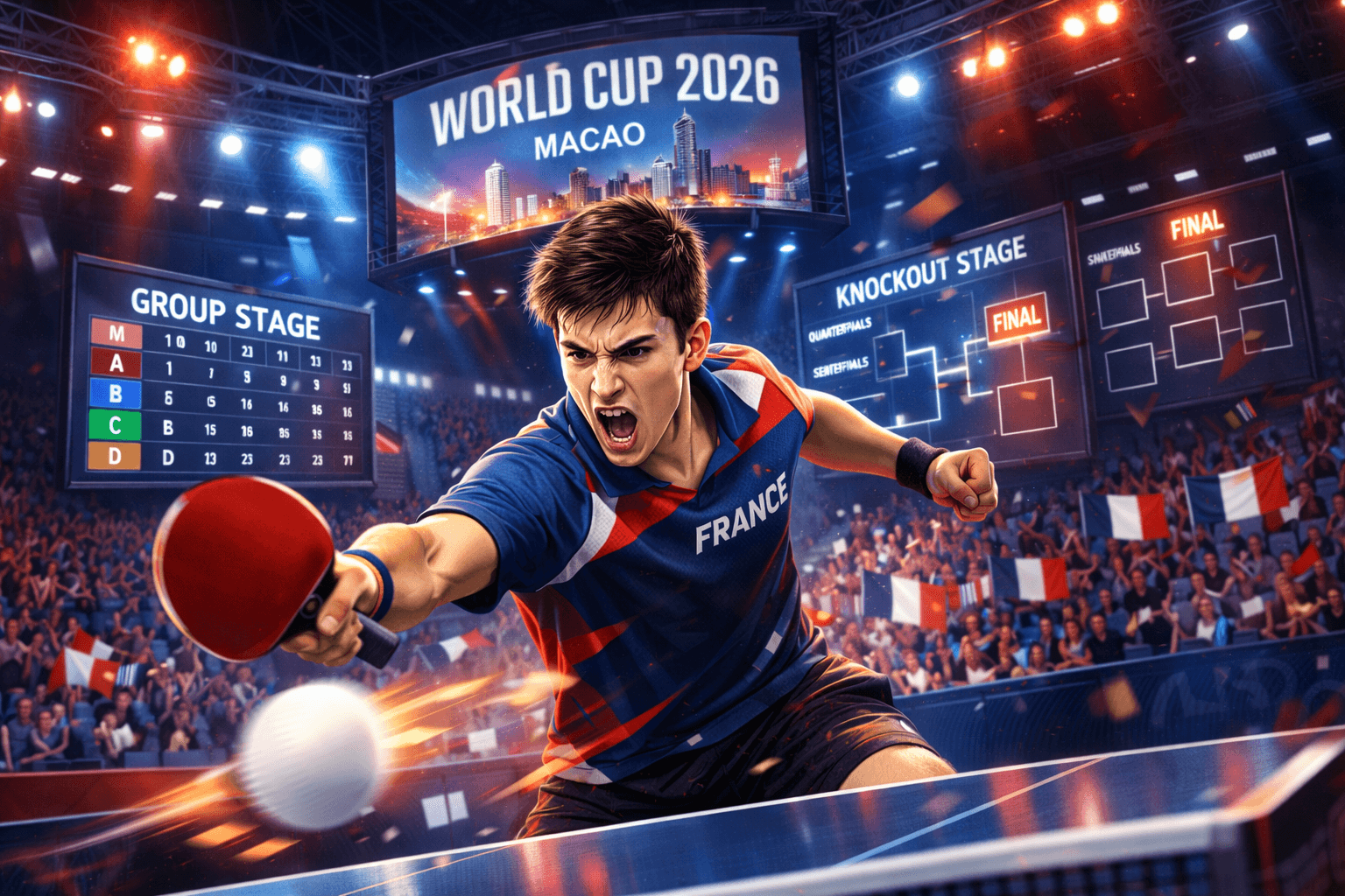 Coupe du monde Macao 2026 : Alexis Lebrun en quarts, les Bleus dans le vif