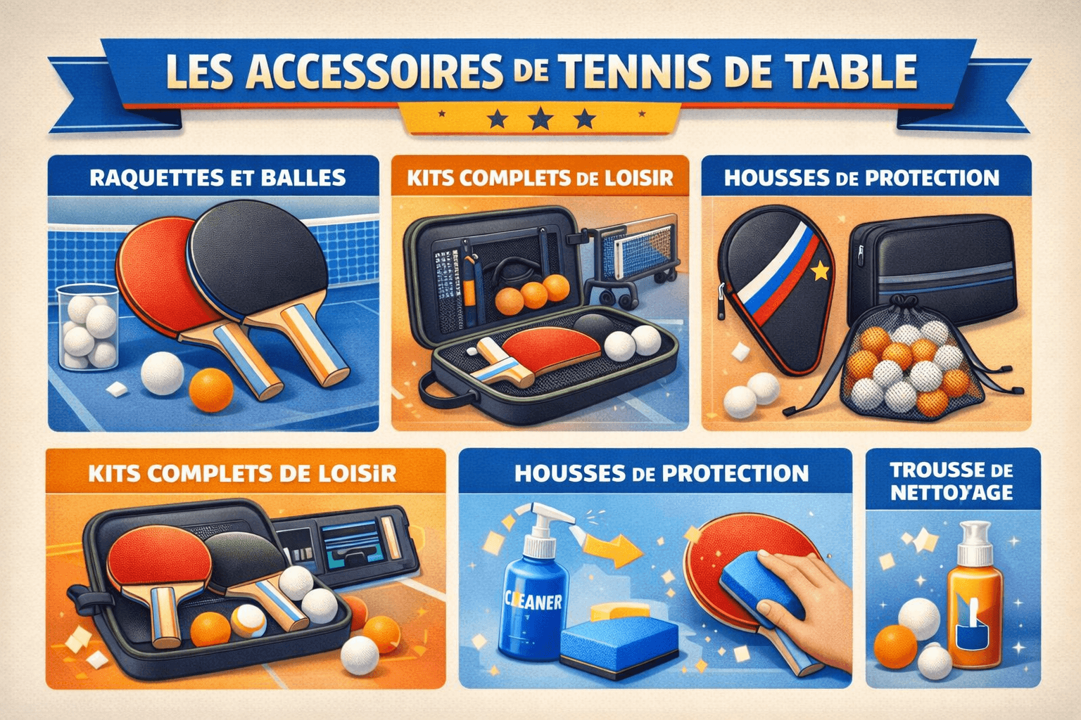 Accessoires de Tennis de Table : L'Équipement Indispensable