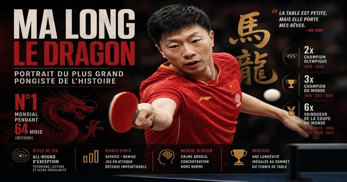 Ma Long, le dragon : portrait du plus grand pongiste de l'histoire
