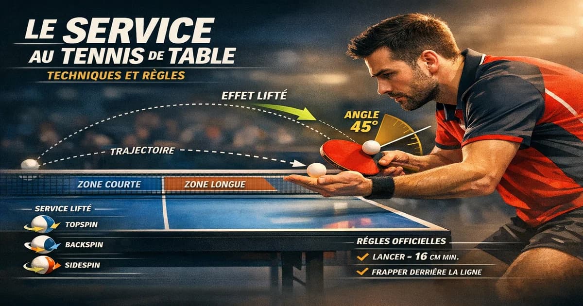 Le Service au Tennis de Table : Techniques et Règles