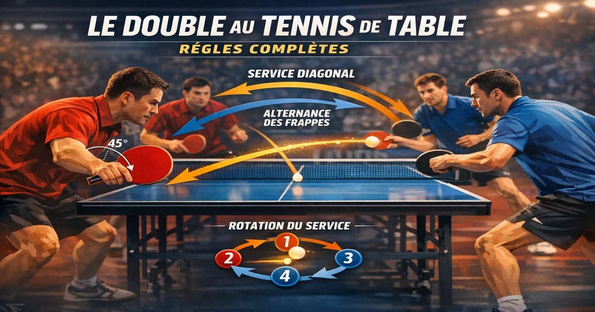 Le Double au Tennis de Table : Règles Complètes
