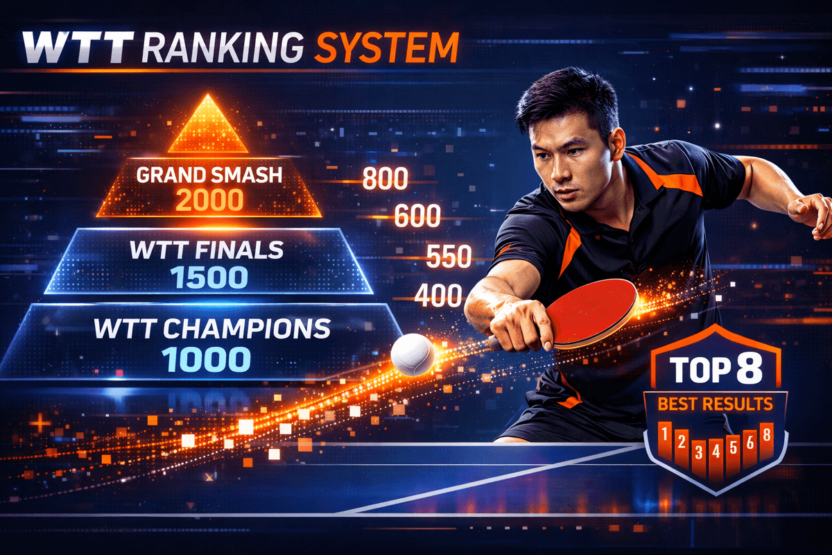 WTT Rankings : Comprendre le Classement World Table Tennis